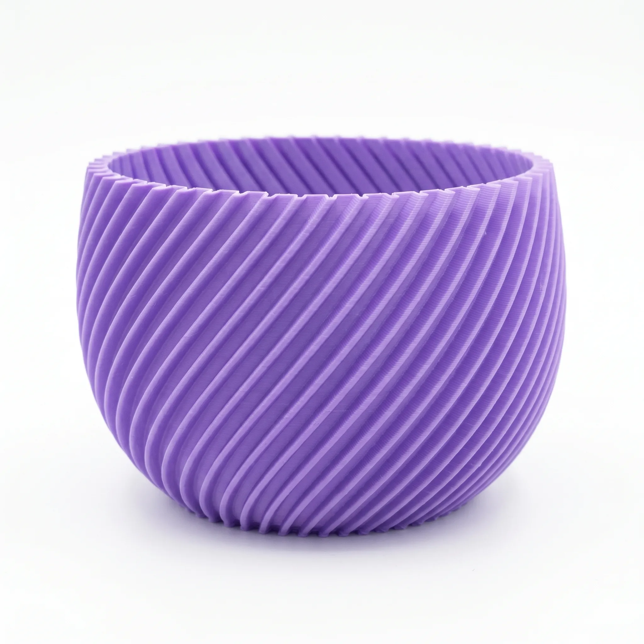 54 - Modern Spiral Planter 6CM Alto x 3in