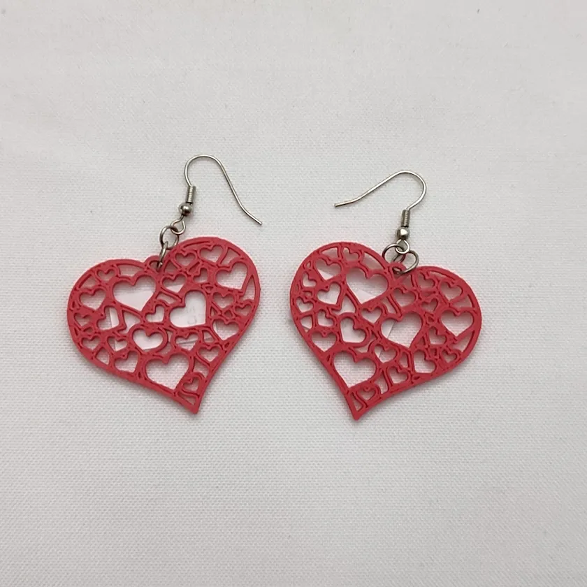 751 - Aretes Corazon