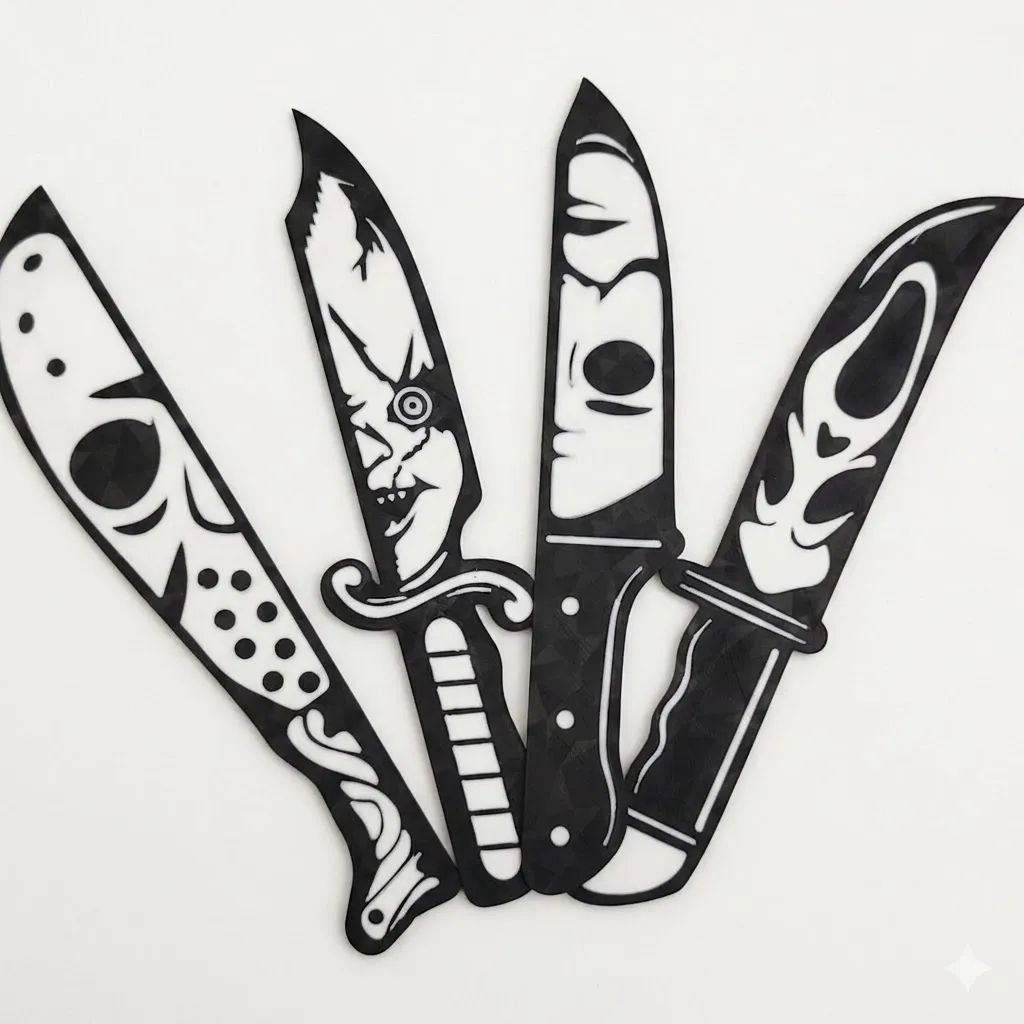 763 - Cuchillos Halloween (Set 4Pzas)