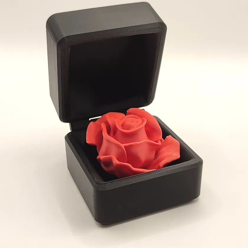 955 - Caja con Rosa