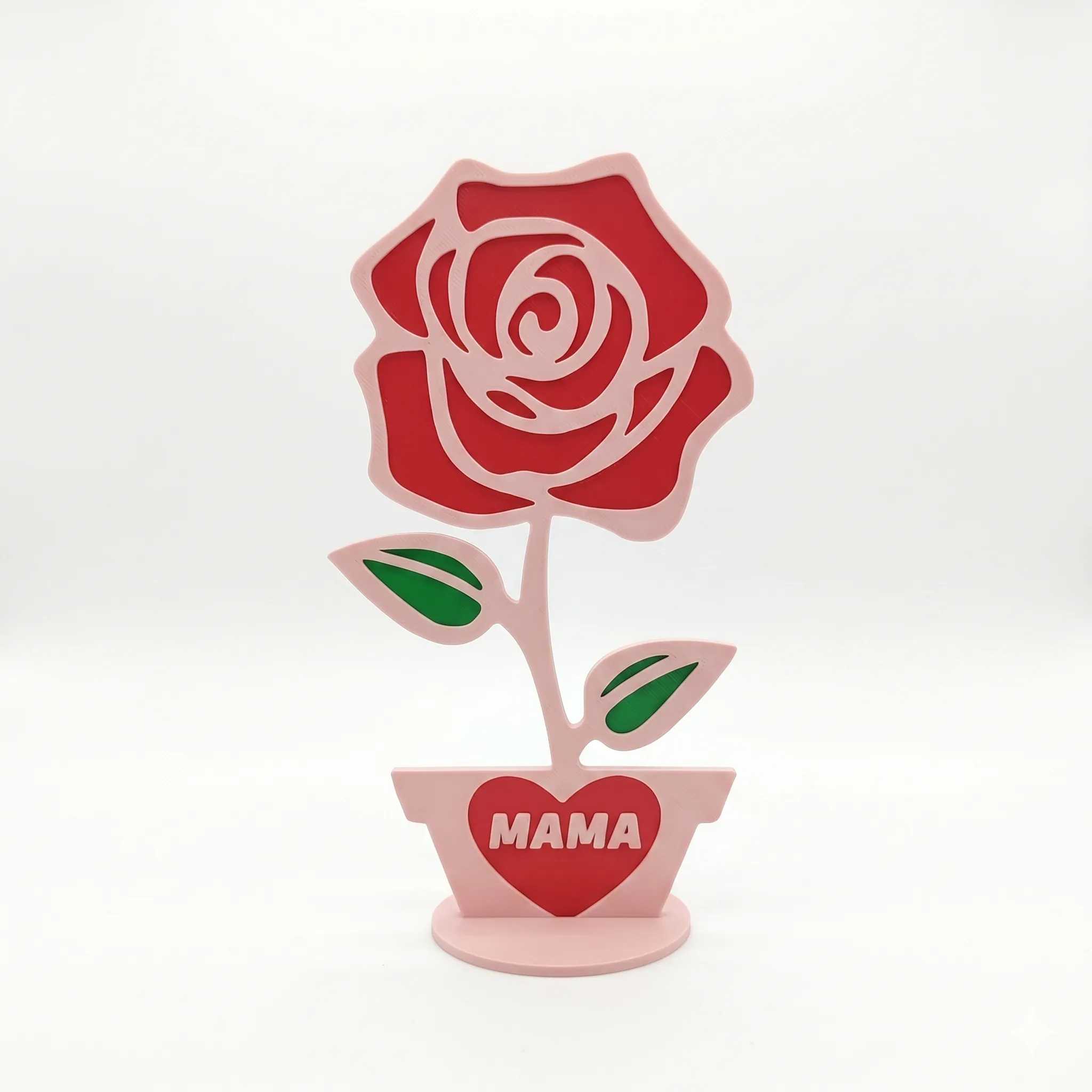 1093 - Flor con Mensaje para Mamá