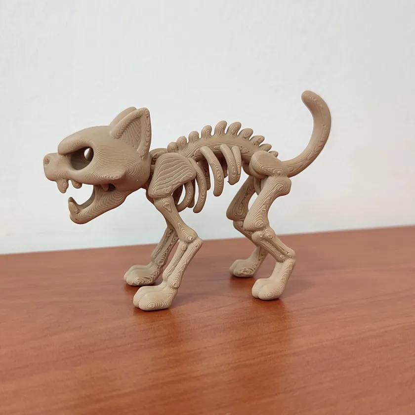 Gato Esqueleto - 10 cm