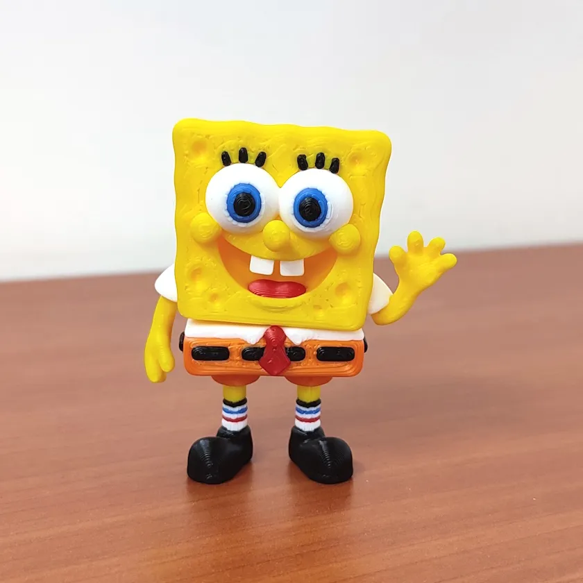 Bob Esponja Flexi - 10 cm