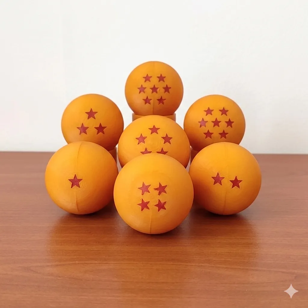 Esferas del Dragón - 7 Pzas (5 cm)