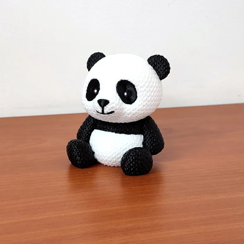 Panda Crochet - 7 cm