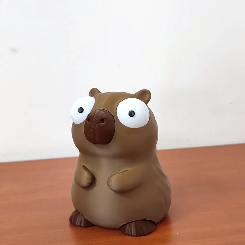 Capibara Ojos Locos - 10 cm